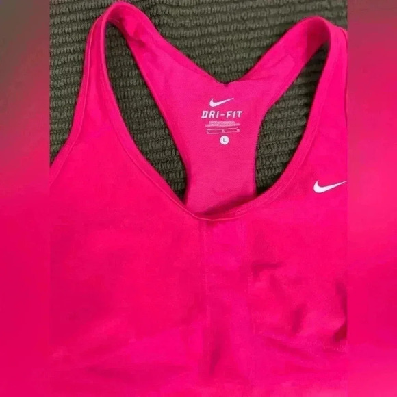 Nike Tops - NIKE Nike Dri-Fit IN PINK TANK TOP IN L SIZE NEW NO TAGS